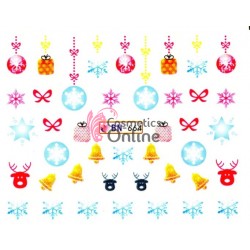 Stickere cu Apa pentru unghii cod BN664 - Sarbatori de Iarna